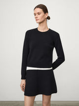 LISA YANG MABLE CASHMERE SWEATER IN DARK OAK