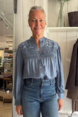 Maison Hotel Gongora blouse in blue