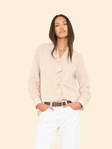 XIRENA KAYDE SHIRT IN PARCHMENT