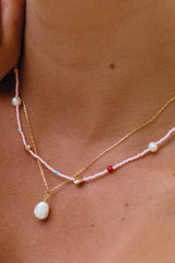 ANNI LU OH SO FINE NECKLACE IN SWEET PINK