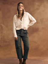 XIRENA RANCHO PANT IN ARMY GREEN