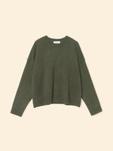 XIRENA CASHMERE LELA SWEATER IN MYRTLE GREEN