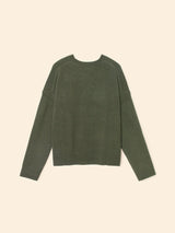 XIRENA CASHMERE LELA SWEATER IN MYRTLE GREEN