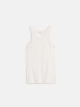 ALEX MILL EVERYDAY RIBBED TANK IN WHITE
