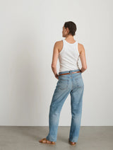 ALEX MILL EVERYDAY RIBBED TANK IN WHITE