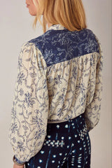 MAISON HOTEL CLEO BLOUSE IN WHITE FUJI
