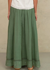 M.A.B.E. SERI MAXI SKIRT IN GREEN