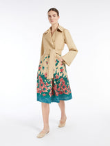 WEEKEND MAX MARA PESCO COAT IN BEIGE ROSES