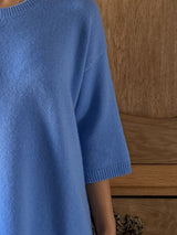 LISA YANG CAMILLE SWEATER IN BLUE