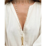 SARA LASHAY GIOIA NECKLACE IN QUARTZ