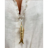 SARA LASHAY GIOIA NECKLACE IN QUARTZ