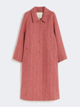WEEKEND MAX MARA HERRINGBONE WOOL-BLEND COAT