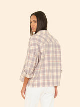 XIRENA FRANCIS SHIRT IN GREY MIST