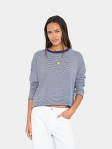 XIRENA SPARROW SWEATER IN MARINE