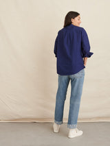 ALEX MILL OVERSIZED SHIRT IN BLUE