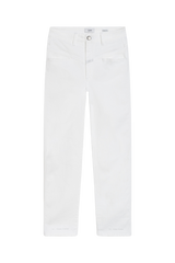 CLOSED PEDAL PUSHER IN WHITE