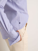 ALEX MILL WYATT SHIRT IN PERIWINKLE