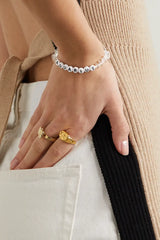 TBALANCE CRYSTALS AQUARIUS CLEAR QUARTZ BRACELET