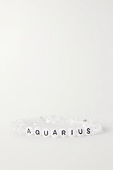 TBALANCE CRYSTALS AQUARIUS CLEAR QUARTZ BRACELET