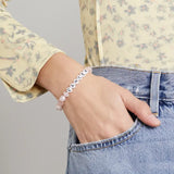 TBALANCE CRYSTALS CANCER ROSE QUARTZ BRACELET