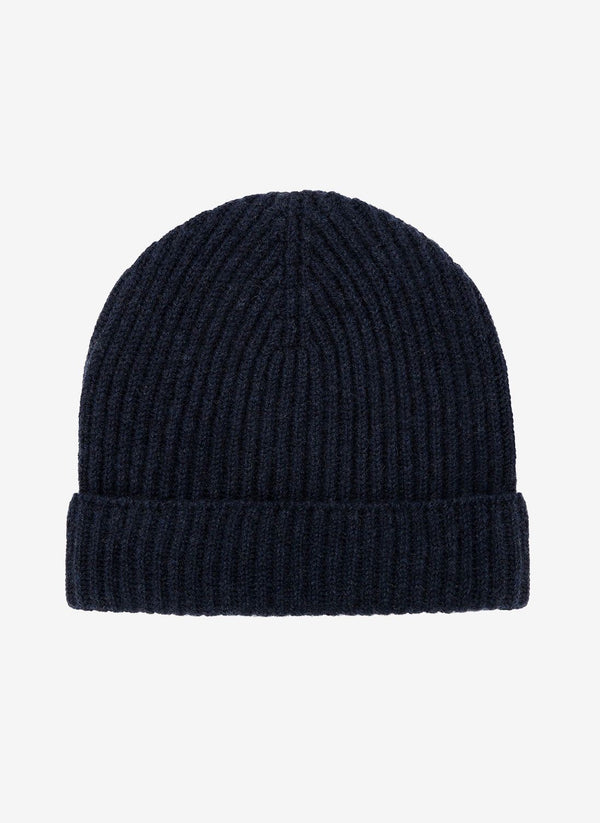 BRORA Cashmere Hat in French Navy
