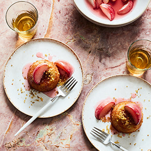 PEACH, QUINOA & ALMOND CAKES - KATHY KORDALIS