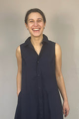 LABO ART ABITO DIEGO DRESS IN ATLANTIC