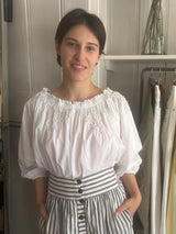 PRE-OWNED MERLETTE HAND EMBROIDERED BLOUSE XS/S RRP £295