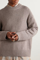 LISA YANG RENSKE SWEATER IN TRUFFLE