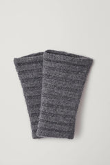 LISA YANG ZARIE ARM WARMERS IN GRAPHITE - MORE STOCK COMING