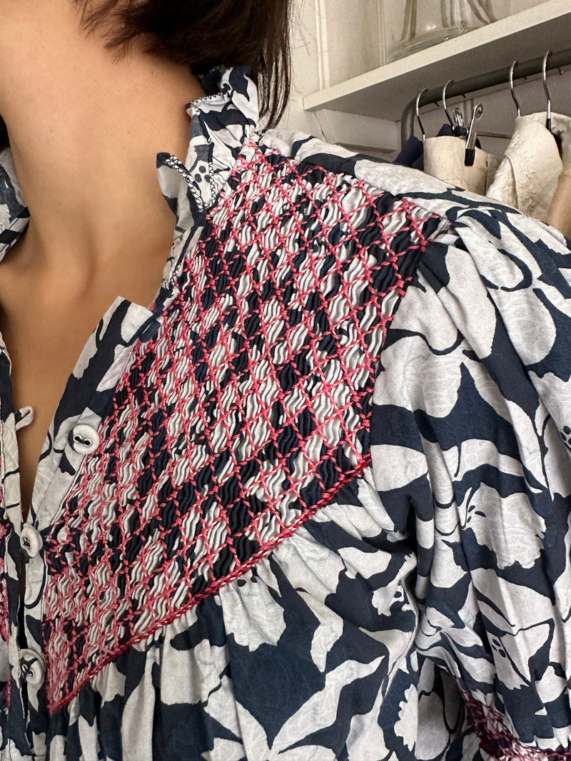 PRE-LOVED LORETTA CAPONI MILVIA TOP L RRP £465