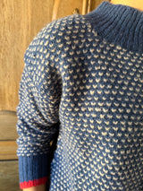 INJIRI SWEATER 104 in navy
