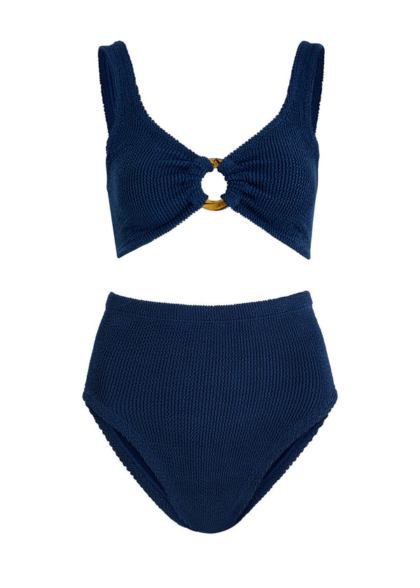 HUNZA G NADINE BIKINI IN NAVY