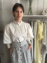 PRE-OWNED LORETTA CAPONI ANASTASIA TOP M RRP £695