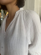 PRE-OWNED XIRENA GAUZE BLOUSE M RRP £225