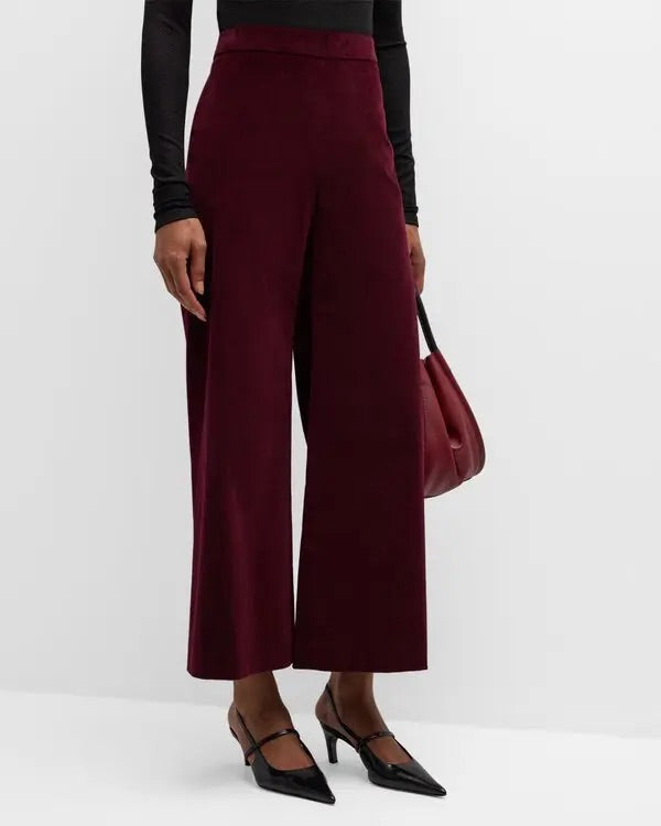 PRE-OWNED FRAME VELVET TROUSERS S RRP £495
