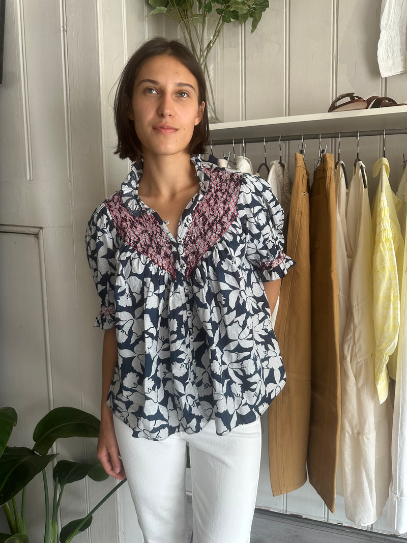 PRE-LOVED LORETTA CAPONI MILVIA TOP L RRP £465