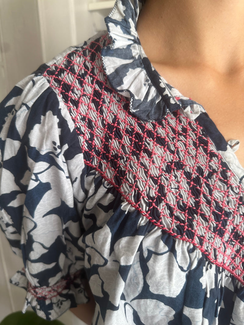 PRE-LOVED LORETTA CAPONI MILVIA TOP L RRP £465