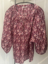 PRE-OWNED M.A.B.E. SILK BLOUSE S/M RRP £165