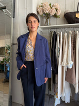 PRE-OWNED WEEKEND MAX MARA COTTON BLAZER M/L RRP £465