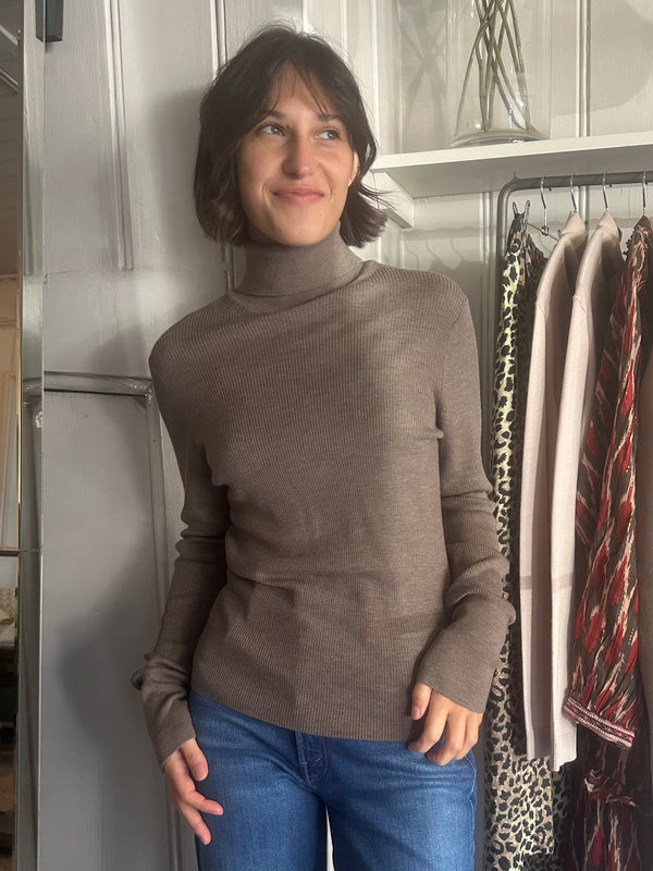 PRE-OWNED ALEX MILL VIRGIN WOLL ROLL NECK M RRP £225