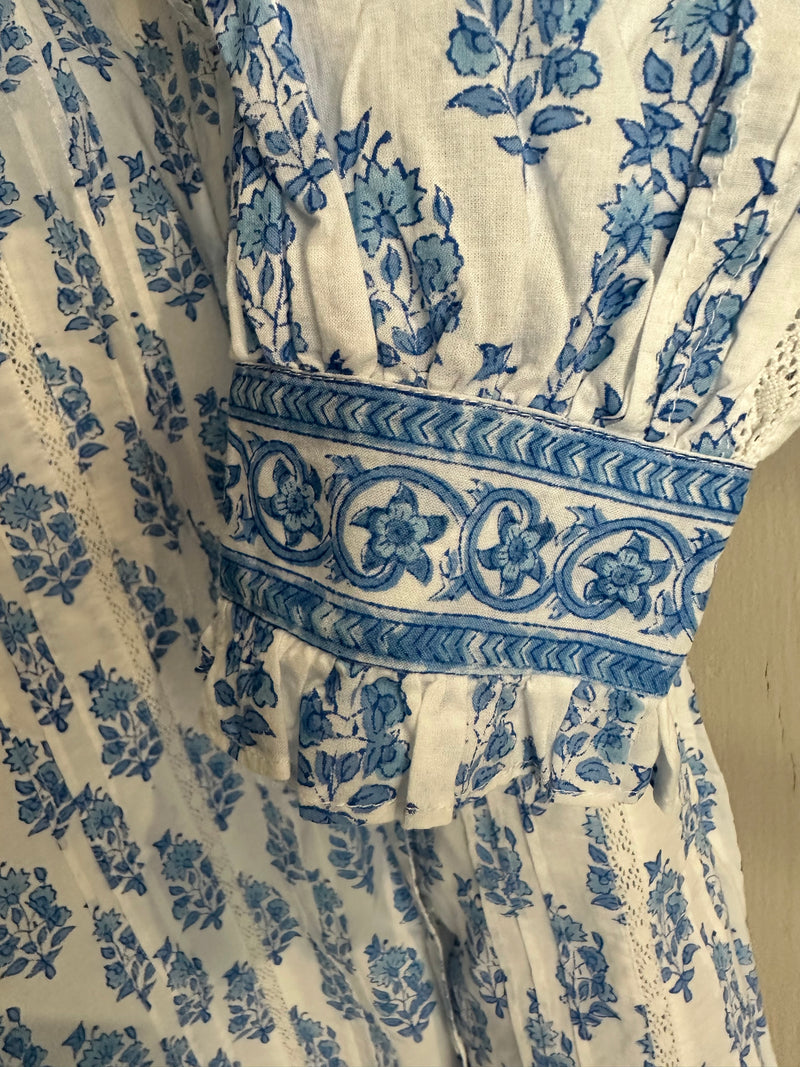 PRE-OWNED PINK CITY PRINTS BLOUSE M RRP £125