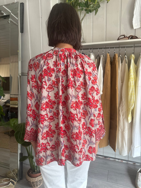 PRE-OWNED NATALIE MARTIN SILK BLOUSE S/M/L RRP £365