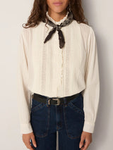 MAISON HOTEL BELLA BLOUSE IN PEARL