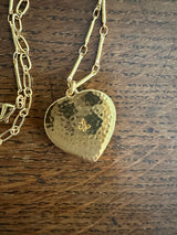 PRE-OWNED SARA LASHAY TURQUOISE & GOLD PENDANT RRP £345