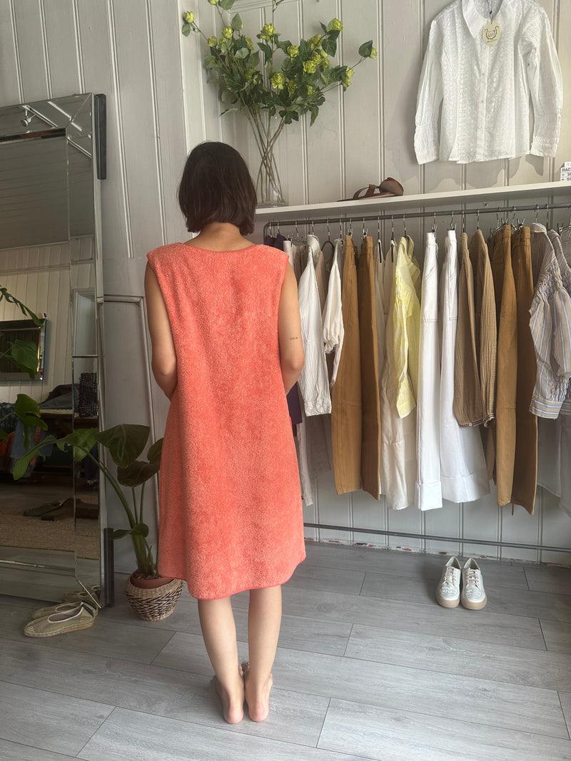 PRE-OWNED ( with tags! ) LORETTA CAPONI TOWELLING COVER-UP RRP £485