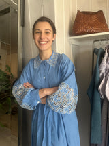 PRE-OWNED THIERRY COLSON DRESS RRP £795 XS/S/M