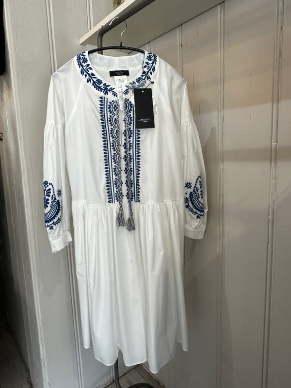PRE-OWNED ( still with tags! ) Max Mara Embroidered dress