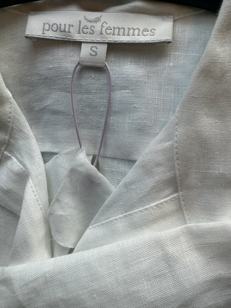 PRE-OWNED POUR LES FEMMES LINEN COVER-UP S RRP £285