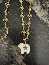 PRE-OWNED SARA LASHAY BABY HATHI MIRTHA NECKLACE RRP £345
